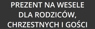 podziękowania dla gości ślub magnes